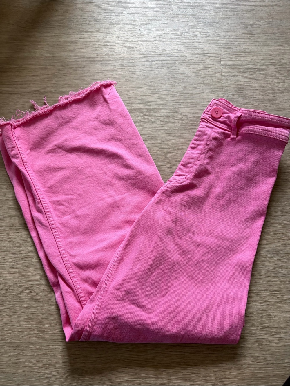 ZARA Wide Leg Pants Pink Size 2